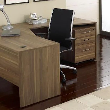 Casual Right-Facing Crescent Desk